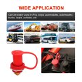 Battery Terminal Connector Color Coded 250a 3 8in Stud Rustproof Premium Rubber For Cars Rvs Boats Yachts Red Positive