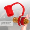 Battery Terminal Connector Color Coded 250a 3 8in Stud Rustproof Premium Rubber For Cars Rvs Boats Yachts Red Positive