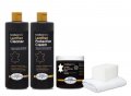 Furniture Clinic Leather Complete Restoration Kit Includes Recoloring Balm Cleaner Protection Cream Sponge Cloth Restores 