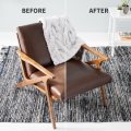 Leather Complete Restoration Kit For Furniture And Car Seats White 5 Piece Set With Recoloring Balm Cleaner Protection Cream