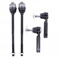 Motoku Front Inner And Outer Tie Rod Ends For Chevrolet Avalanche Suburban Silverado 1500 Tahoe Gmc Sierra Yukon Cadillac