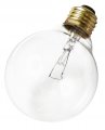 40w G25 Incandescent Globe Light Bulb 220v E26 Medium Screw Base Clear A3644