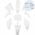 Plastic Fender Fairing Body Work Kit 7 Piece For Crf50 And Chinese Mini Dirt Bikes 50cc 70cc 90cc White Abs Set With Windshield