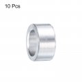 Uxcell 10pcs Aluminum Spacer 4 Bore X 3 8 Od 16 Length Screw Standoff Bushing Plain Finish Round Metal For 1 Id Screws Bolts