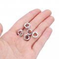 Uxcell 10pcs Aluminum Spacer 4 Bore X 3 8 Od 16 Length Screw Standoff Bushing Plain Finish Round Metal For 1 Id Screws Bolts