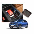 Cdefg Car Center Console Organizer Tray Secondary Storage Box For 2018 2019 2020 X3 G01 X4 G02 Accessories Insert Red