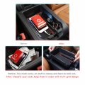 Cdefg Car Center Console Organizer Tray Secondary Storage Box For 2018 2019 2020 X3 G01 X4 G02 Accessories Insert Red