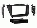 Metra 99-7341b Hyundai Tucson 2010-up Installation Dash Kit For Single Or Double Din Iso Radios Black 