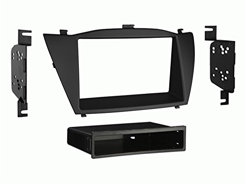 Metra 99-7341b Hyundai Tucson 2010-up Installation Dash Kit For Single Or Double Din Iso Radios Black