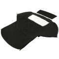 Convertible Soft Top For 1994-2002 Chevrolet Camaro Pontiac Firebird Clear Plastic Window Black Sailcloth Vinyl Roof