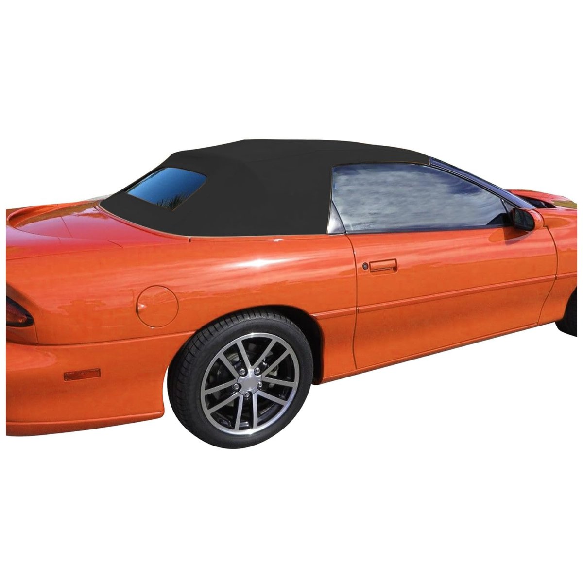 Convertible Soft Top For 1994-2002 Chevrolet Camaro Pontiac Firebird Clear Plastic Window Black Sailcloth Vinyl Roof