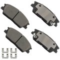 Front Ceramic Disc Brake Pad Set D2285 For 2020 2025 Hyundai Venue 1 6l 2024 Kia Soul And 2 0l 4 Pieces With Hardware 