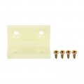Uxcell 30pcs 90 Degree Plastic Corner Braces 38x22x22mm Nylon Shelf Right Angle Brackets With Screws For Cabinets Cupboards