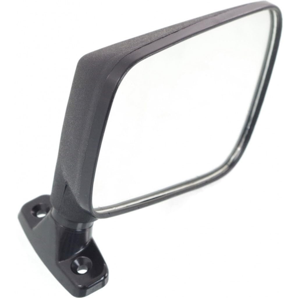 Volkswagen Cabriolet 1985 To 1993 Door Mirror Driver Side Manual Remote Non Heated Folding Textured Black Replacement For