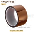 Heat Resistant Tape 4 Pcs High Temperature Transfer Polyimide Film Adhesive 50mm X 33m 108ft