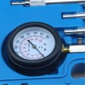 Auto Tools Petrol Gasoline Engine Cylinder Compression Tester Kit With M10 M12 M14 M16 M18