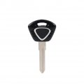 Liru Black Uncut Blank Ignition Key Blade Motorcycle Replacement For Daytona 675 Street Triple