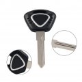 Liru Black Uncut Blank Ignition Key Blade Motorcycle Replacement For Daytona 675 Street Triple