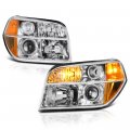 Chrome Housing Oe-style Headlight Headlamp Assembly For 2006-2008 Honda Pilot Driver Passenger Side 