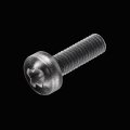 Uxcell M3x10mm Plastic Phillips Bolts 100pcs Pc Pan Head Machine Screws Transparent