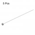 Uxcell 5pcs Straight Ejector Pins 0 9mm 035 Dia Skd61 Round Tip Punch 100mm 4 Long For Mechanical Maintenance