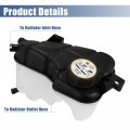 1 Set Coolant Radiator Reservoir Tank Lr004080 Overflow Expansion Bottle With Cap And Sensor For Land Rover Lr2 2008-2012