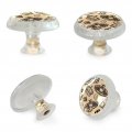 4 Pcs Drawer Knobs Pull Handle Ergonomic Furniture Transparent Cabinet For Kitchen Dresser Cupboard Wardrobe Roulette Wheel 