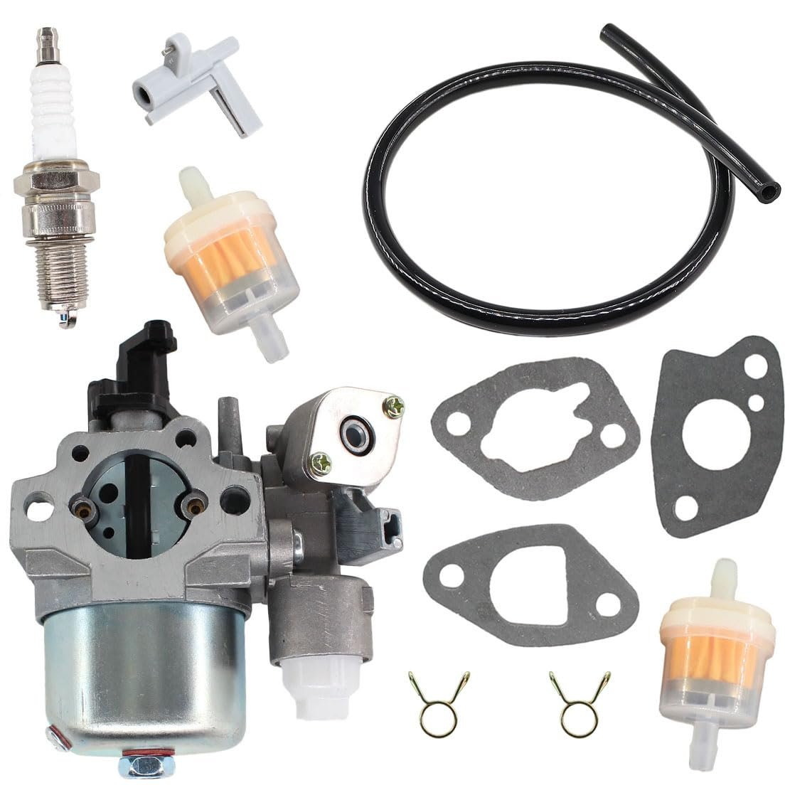Carburetor For Ridgid Rd80945 3300 Psi 3 Gpm Pressure Washer Gu Rb170ex A13 With Gaskets Fuel Filters Spark Plug Line And
