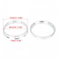 X Autohaux 4pcs 72 6 To6 6 Mm Aluminium Alloy Car Hub Centric Rings Wheel Bore Spacer