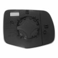 Non Expanded View Asperical Glass Factory Style Flat Side Mirror Lens Manual Adjust Compatible With Honda Ridgeline 2017-2019