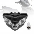 Topteng Front Headlight Cover Lens Headlamp Protector Smoke Color For Yamaha Y15zr V2 2019-2021