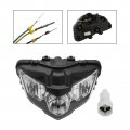 Topteng Front Headlight Cover Lens Headlamp Protector Smoke Color For Yamaha Y15zr V2 2019-2021