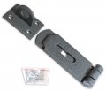 Dovetail 8 5 21 6 Cm Hasp Staple Heat Treated Carbon Steel Heavy Duty Security Anti-rust Plastic Finish Includes Installation 