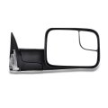 Towing Mirror For Dodge Ram 1500 2500 3500 1994 To 2001 Passenger Side Manual Folding And Telescoping Rear View Flat Convex 