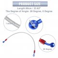 Uxcell 1 Set 60cm 23 62 Length 10mm Id Motorcycle Hydraulic Brake Line Oil Hose Pipe 28a 0a Rubber Braided Cable For Atv