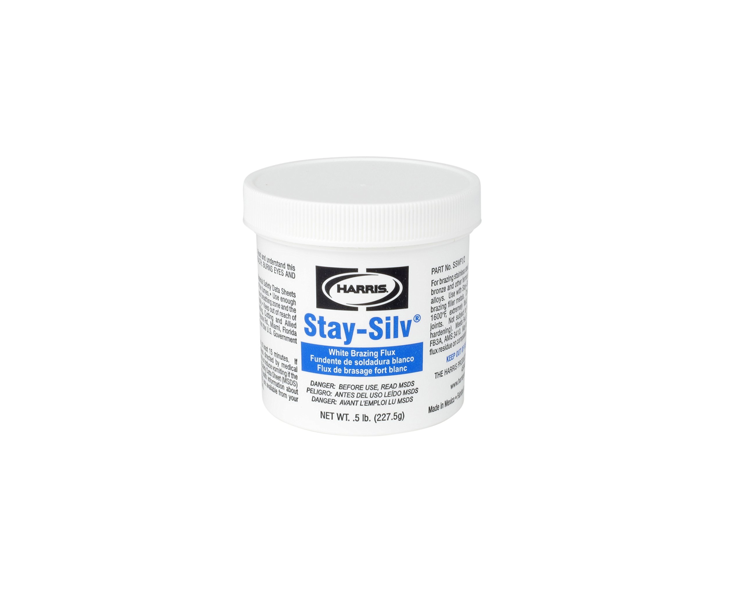 Harris Sswf5 Stay Silv Brazing Flux 5 Lb Jar White