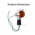 Gxywady 4pcs 10mm Motorcycle Turn Signal Lights Blinker
