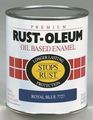 Rust-oleum Stops Rust Brush On Paint Quart Gloss Royal Blue 