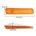 Left And Right Side Truck Amber Acrylic Pair Turn Signal Lights Replacement For F150 1973-1979 Bronco 1978 1979