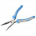 Needle Nose Pliers 8 Inch Long-nose Side Cutting Tool With Comfort Grip Silver Tip 