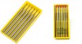 6 Jewelers Cone Burs Fig 5 Sz 010 Cylinder Cross Cut 21 007 