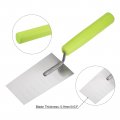 Uxcell Flat Masonry Hand Trowel 6 3 X3 5 Drywall Concrete Finishing Building Tool Carbon Steel Panel With Rubber Handle