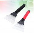 Favomoto 2 Pieces Car Snow Cleaner Shovel For Scraper Windshield Ice Skates Defrost