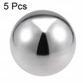 Uxcell 75mm 2 95 Dia 304 Stainless Steel Hollow Ball For Home Garden Decoration 5pcs