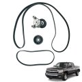 Serpentine Belt Tensioner Pulley Kit Replacement For Escalade 2009-2014 Silverado 1500 2009-2013 