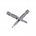 Antrader 2-inch Long S2 Steel Square Screwdriver Bits Sq1 Magnetic Recess Bit 1 4 Hex Shank 2 3mm Screw Head 10pcs 