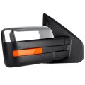 Passenger Side Towing Mirror For F-150 Pickup Truck 2007 To 2014 Power Adjusted Heated Rear View With Turn Signal And Puddle 