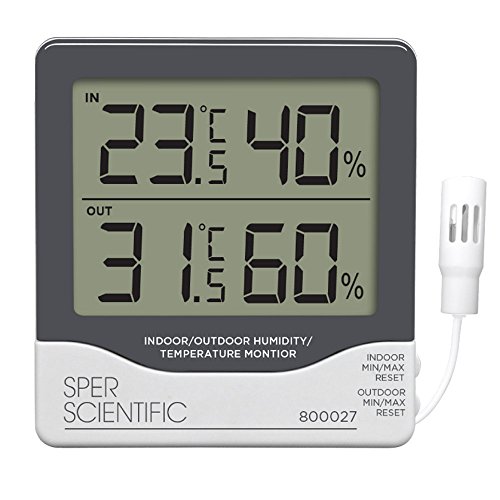 Sper Scientific 800027 Humidity Temperature Monitor