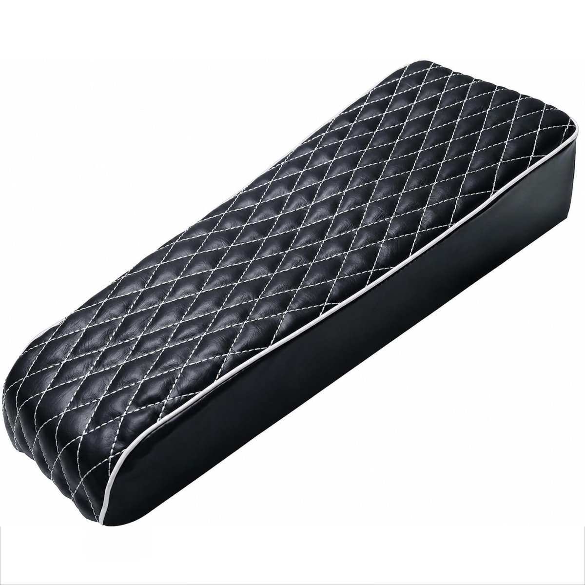 Jmchstore White Diamond Stitch Seat Cover For Coleman Ct200u Mini Bike 196cc Baja Db30 Hisun 200cc Trail Cushion Replacement