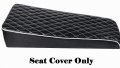 Jmchstore White Diamond Stitch Seat Cover For Coleman Ct200u Mini Bike 196cc Baja Db30 Hisun 200cc Trail Cushion Replacement